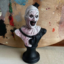 (Bloody ) Halloween Art The Clown Figure Horror Clown Indoor Garden Statue Terrifier Resin