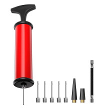 Inflatable Pumps with Extension Hose for Basketball and Soccer, Ergonomic Design, Quick Air Inflator, 10-Piece Set