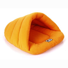 (Orange, L) House Cat Dog Puppy Cave Pet Sleeping Bed Mat Pad Igloo Fashion Nest New