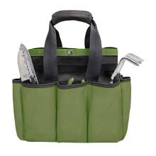 Garden Tool Bag Dark Green Garden Tool Holder Organizer with Garden Gifts Heavy-Duty Waterproof Design