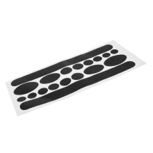 Bike Protector Black Sticker for Self-Adhesive Chainstay Protection Pads, Durable, Waterproof, Universal Fit