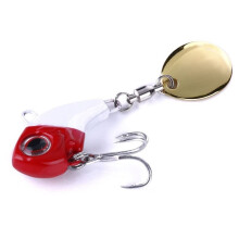 Rotating Metal VIB Vibration Bait Spinner Spoon Fishing Lure 8g 16g 21g for Trout Wobbler Tackle Color 5 Size 35mm