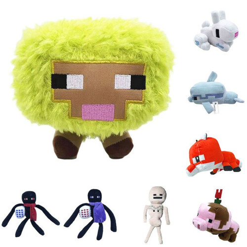 (Rabbit)Minecraft knuffels Creeper Enderman varken beer pluche pixelpop Aries zombie 2