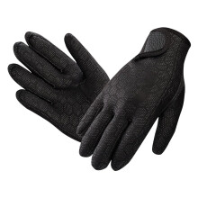 Diving Gloves 1.5mm Neoprene Anti Slip for Adults Men Women for Snorkeling Surfing Water Sports in Black