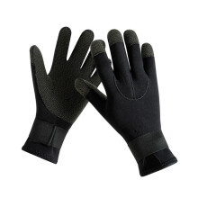 Diving Gloves 3mm Neoprene, Scratch Resistant Swimming Gloves for Snorkeling, Spearfishing, Kayaking, Surfing - Size M, Color Noir