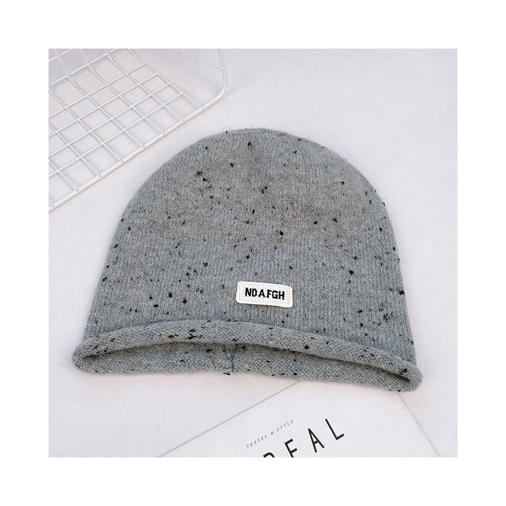 (Gray) Solid Color Classic Round Beanie Women Fashionable Cozy Knit Hat Cold Weather-image-OPC-PJW9P88-NEW