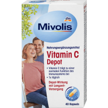 2X Mivolis Vitamin C Depot Capsules 40 Capsules, Immune Support