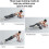 3 in 1 Push Up Board Portable Home Gym Strength Training Equipment Multi-Function Design Timer White Color 4