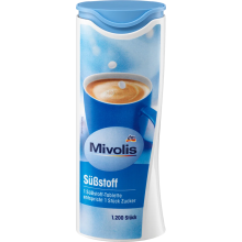 2X Mivolis Sweetener Tablets 1200 Servings 72g Low Calorie Sugar