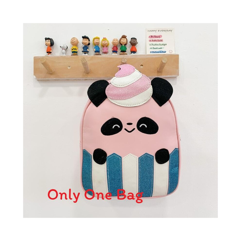 (Pink Panda) Panda Cartoon Line Girls Toddler Backpack With Fashion Sequins For School Use-image-OPC-PJWBG6G-NEW