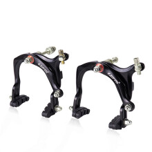 Aluminum Bicycle Brakes Set, Long Sleeve Pliers Brake Caliper for Mountain and Road Bikes, Double Swivel Side Pull Design