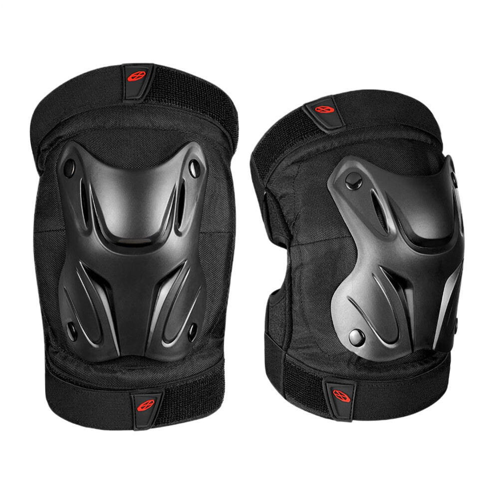 Motocross Knee Switch, Adjustable Motorcycle Knee Protectors, Shock-Absorbing Elbow Guards For Racing, Red 6447073796265