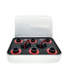 8 Pieces High Speed 608 Hybrid Black Ceramic Bearings for Inline Skates, Skateboards, Scooters, Longboards, 20cm Black Ball