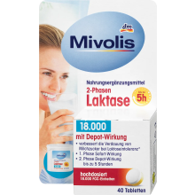 Mivolis Lactase 18000 DualPhase Depot Tablets 20g High Strength