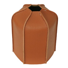 Gas Bottles Cover Leather Fuel Storage Bag for Outdoor Propane Tanks and Gas Canisters - Durable Camp Cover