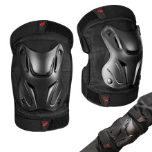 Motorcycle Elbow Pads and Knee Protection for Adults, Shockproof Shin and Elbow Guards, Black Racing Gear