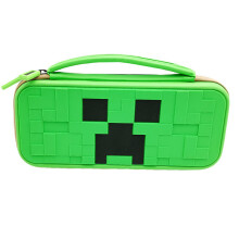(Minecraft,27*13.5*5cm/10.6*5.3*1.9in)Nintendo Switch Coque Rigide Console de Jeu Sac de Protection Chargeur Carte Sac de Rangement