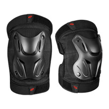 Motorcycle Knee Pads, Adjustable Elbow Guards, Shock-Resistant Protective Gear for Motocross and Mountain Biking, Black