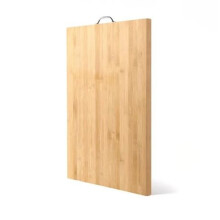 Bamboo Chopping Board Double-Sided 20x30 cm Thick Durable Non-Slip Kitchen Board with Handle for Meat and Vegetables