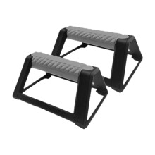 Push Up Bars Set of 2, Grey Push Up Handles for Chest Muscle Training, Non-Slip Design for Men and Women