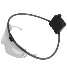 Taktisch Schutzbrillen Defogger Fan für Outdoor Airsoft Brillen, Antibeschlag, Leicht, Verstellbar, UV-Schutz
