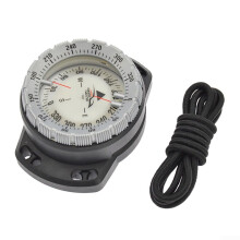 Waterproof Wrist Navigation Diving Compass for Easy Use, Grey Color, Durable Design, Adjustable Strap