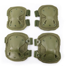 Outdoor 4-Piece Elbow Knee Pads Set for Mountain Climbing, Camping, Biking - Thickened Foam Protection Gear
