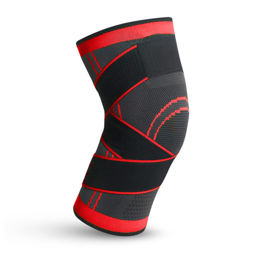 Knee Pads Xxl Red, Compression Support For Joint Protection, Breathable Pain Relief For Gym, Sports, Volleyball 6038364430052