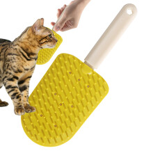 Cat Hair Shedding Comb | Ergonomic Non-Slip Dog Comb With Soft Grip For Puppy Care In Yellow