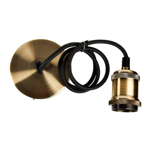 Energizer Energizer 1.2m Adjustable Pendant - Antique Brass