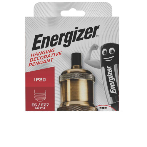 Energizer Energizer 1.2m Adjustable Pendant - Antique Brass 2