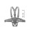Abdominal Support Bracket for RC Devices Compatible with Sunnylife RC 2/1 Remote Control, Durable and Adjustable Design 1