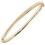 Attractive 9ct Gold Ladies Hinged Bangle - 4mm WJS3638 1