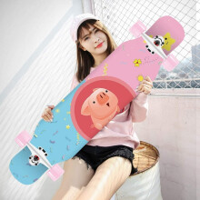 Skateboard Pro 42 Inch Complete Skateboard for Beginners - Durable Maple Deck, High-Performance Wheels, Stylish Design