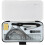 Portable Math Compass Set with Ruler, Protractor, Pencil Sharpener, Eraser, and Pencils for Geometry Drawing 1