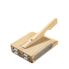 Wooden Tortilla Press Manual Dumpling Wrapper Maker Kitchen Tool Natural Handmade Beige 8 Inch Kitchen Utensil