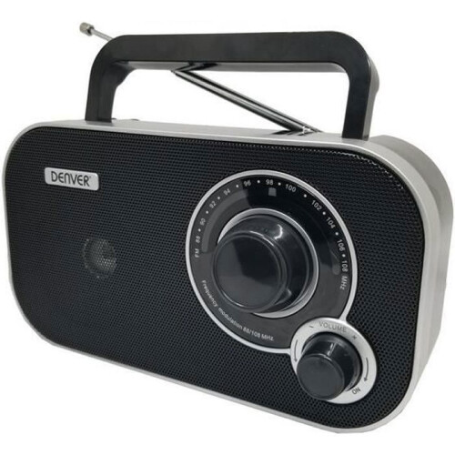 Denver Radio Transistor - Denver Electronics - TR-51 - Tuner AM/FM - Portable - Noir
