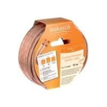 Cabo para alto-falante a granel - INAKUSTIK - Star LS-Reels - 1,5 mm² - 20 m - Transparente