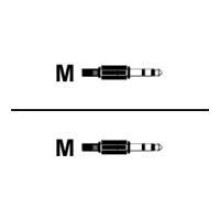 Cabo de áudio In-akustik Premium Audio - mini-plugue de 3,5 mm (M) - duplo isolamento - 3 m - branco, prateado(a)