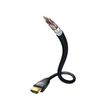 Cabo HDMI STAR II HIGH SPEED com Ethernet - Inakustik 00324515 - 1.5m - Preto - Suporte 4K - Tripla blindagem