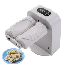 Dumpling Wrappers, Electric Automatic Wonton Press Tool, Compact 5.51 x 5.12 x 4.13 Inches, Lightweight Green and White Kitchen Gadget