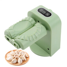 Electric Dumpling Maker Machine, Automatic Wonton Press Folder, Quick Pastry Gadget for Empanadas, Easy To Use Green Model