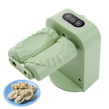 Electric Dumpling Maker Machine, Automatic Dumpling Press for Quick Home Preparation, Green Color, Easy to Use