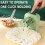 Electric Dumpling Maker Machine, Automatic Dumpling Press for Quick Home Preparation, Green Color, Easy to Use 5
