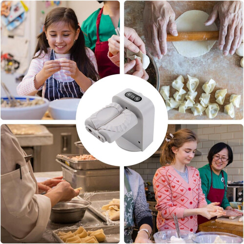 Wonton Maker Automatic Dumpling Form | Kitchen Baking Tool, Empanada Machine for White Wonton Moon Cakes 2