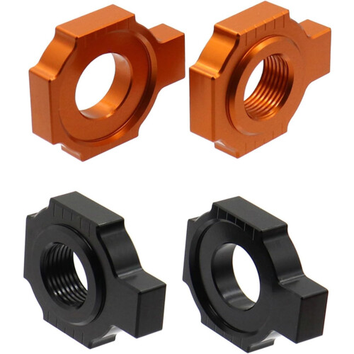 Adjustable Rear Swingarm Spool Adapter Chain Adjuster Slider for Enhanced Suspension Performance Compatible with Various Models 1