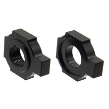 Adjustable Rear Swingarm Spool Adapter Chain Adjuster Slider for Enhanced Suspension Performance Compatible with Various Models