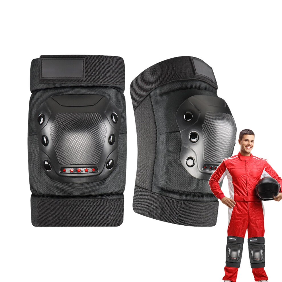 Skateboard Knee Pads | Flexible Skin-Friendly Protection For Motocross, Mountain Biking, Skiing, And Off-Road Riding 6038364436351