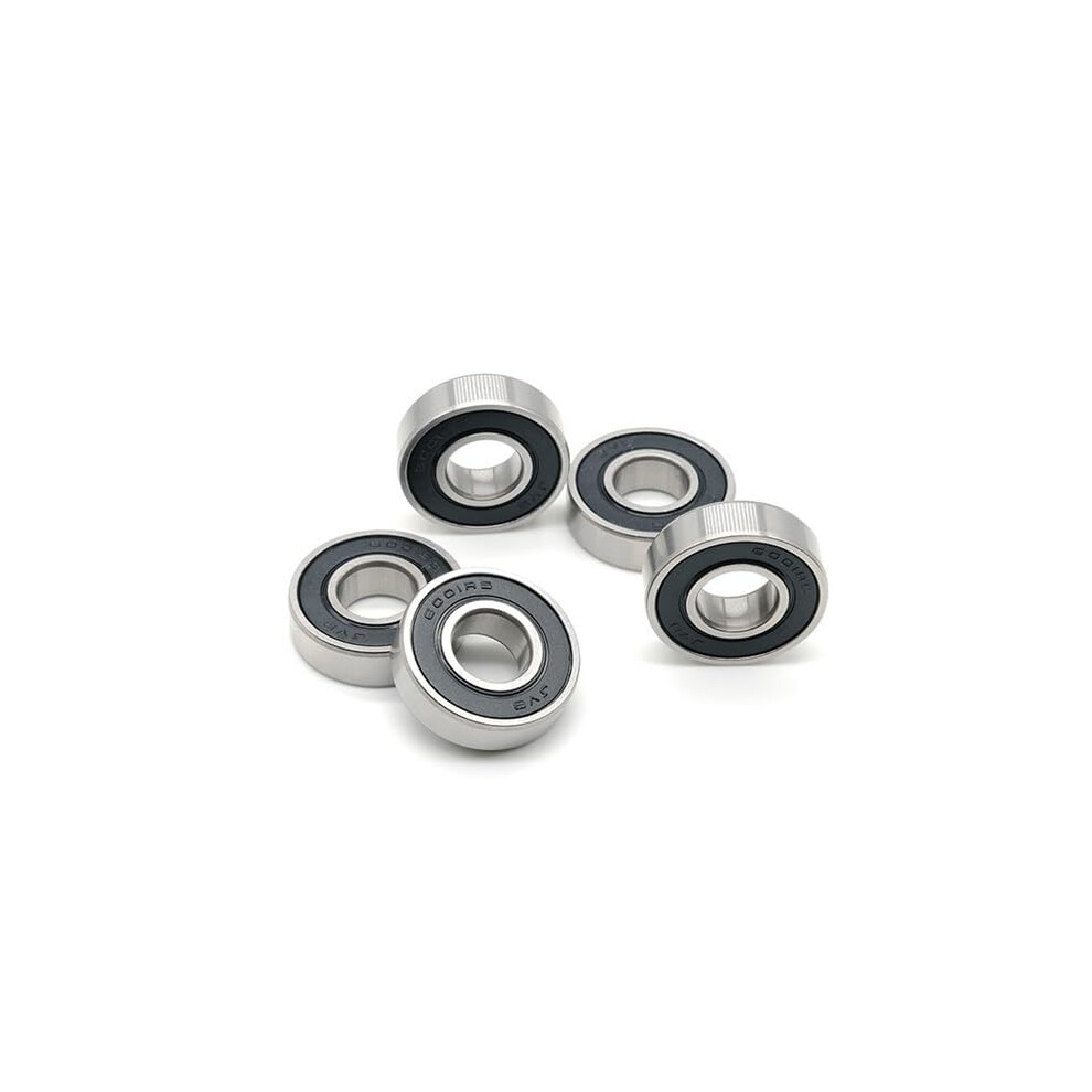 6001Rs Miniature Deep Groove Ball Bearing 12X28x8mm 5Pcs Sealed Chrome Steel 6001-2Rs Starter Grade 52100 6447073809385