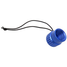 DIN Scuba Tank Valves with Dust Plugs, Compatible Regulator Caps, Blue Dust Caps with Rope, Diving Equipment Accessories